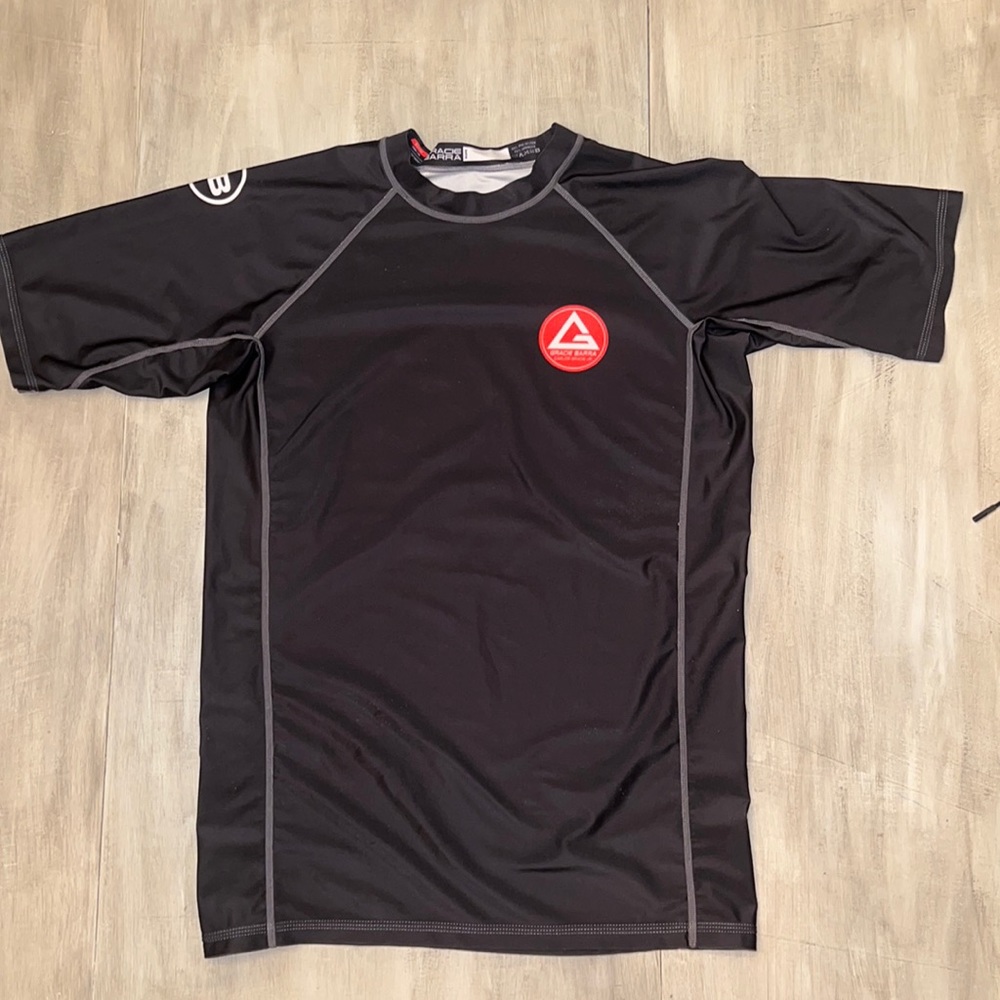Gracie Barra Black Rash Guard Men X-Large